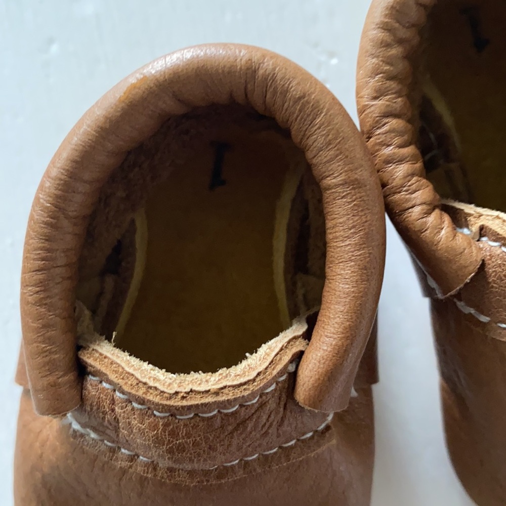 Size 1 leather baby shoes - Picture 4 of 5